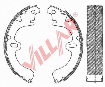 Villar 629.0676 Колодки гальмівні барабанні, комплект 6290676: Купити в Україні - Добра ціна на EXIST.UA!