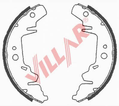Villar 629.0687 Колодки гальмівні барабанні, комплект 6290687: Купити в Україні - Добра ціна на EXIST.UA!
