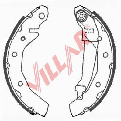 Villar 629.0710 Колодки гальмівні барабанні, комплект 6290710: Купити в Україні - Добра ціна на EXIST.UA!