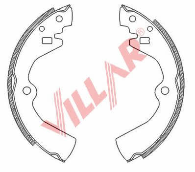 Villar 629.0809 Колодки гальмівні барабанні, комплект 6290809: Купити в Україні - Добра ціна на EXIST.UA!