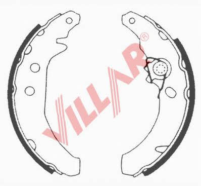 Villar 629.0609 Колодки гальмівні барабанні, комплект 6290609: Купити в Україні - Добра ціна на EXIST.UA!