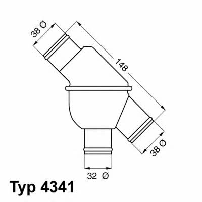 434180 Wahler Термостат