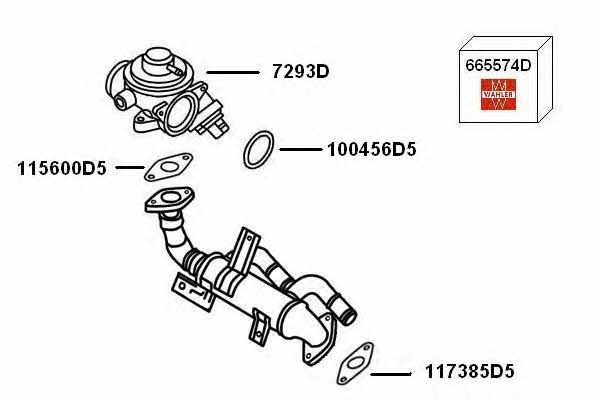 7900419 Wahler Клапан рециркуляции отработанных газов EGR