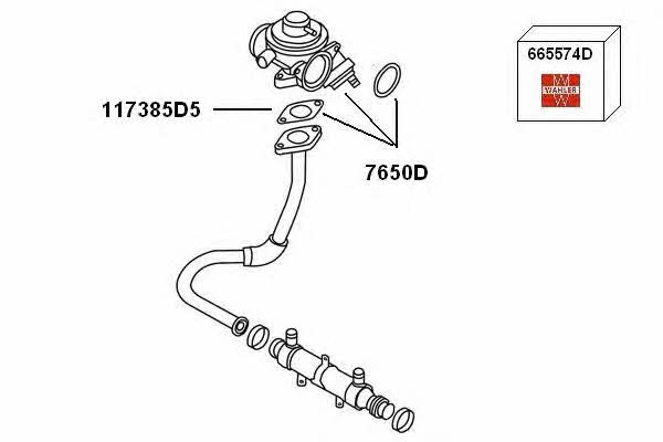 Wahler 7900426 Клапан рециркуляции отработанных газов EGR 7900426: Купить в Украине - Отличная цена на EXIST.UA! 7900426 Wahler Клапан рециркуляции отработанных газов EGR