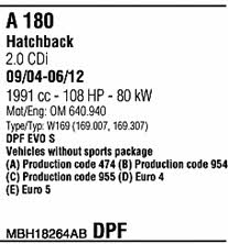 MBH18264AB Walker Система выпуска отработаных газов