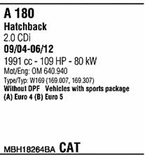 MBH18264BA Walker Система выпуска отработаных газов
