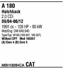 MBH18264CA Walker Система выпуска отработаных газов