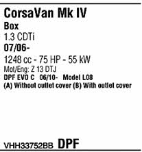 VHH33752BB Walker Система випуску відпрацьованих газів