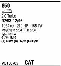 Walker VOT05705 Система выпуска отработаных газов VOT05705: Купить в Украине - Отличная цена на EXIST.UA! VOT05705 Walker Система выпуска отработаных газов