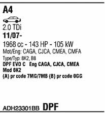 Walker ADH23301BB Система выпуска отработаных газов ADH23301BB: Купить в Украине - Отличная цена на EXIST.UA! ADH23301BB Walker Система выпуска отработаных газов