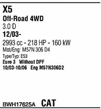 Walker BWH17625A Система випуску відпрацьованих газів BWH17625A: Купити в Україні - Добра ціна на EXIST.UA! BWH17625A Walker Система випуску відпрацьованих газів