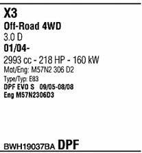 Walker BWH19037BA Система выпуска отработаных газов BWH19037BA: Купить в Украине - Отличная цена на EXIST.UA! BWH19037BA Walker Система выпуска отработаных газов