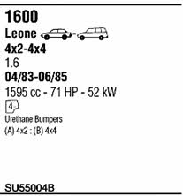  SU55004B Система випуску відпрацьованих газів SU55004B: Купити в Україні - Добра ціна на EXIST.UA!