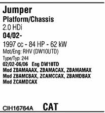 CIH16764A Walker Система випуску відпрацьованих газів