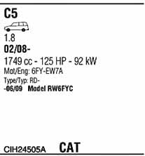 CIH24505A Walker Система выпуска отработаных газов