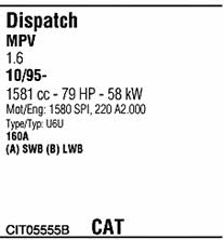 Walker CIT05555B Система випуску відпрацьованих газів CIT05555B: Купити в Україні - Добра ціна на EXIST.UA! CIT05555B Walker Система випуску відпрацьованих газів