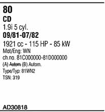 Walker AD30818 Система выпуска отработаных газов AD30818: Купить в Украине - Отличная цена на EXIST.UA! AD30818 Walker Система выпуска отработаных газов