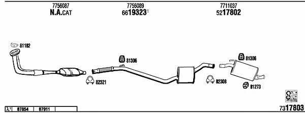 Купити Walker FI30308 за низькою ціною в Україні!