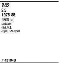  FI45104B Система випуску відпрацьованих газів FI45104B: Купити в Україні - Добра ціна на EXIST.UA!