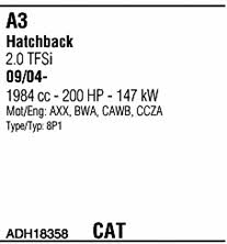 ADH18358 Walker Система випуску відпрацьованих газів