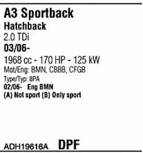 ADH19616A Walker Система выпуска отработаных газов