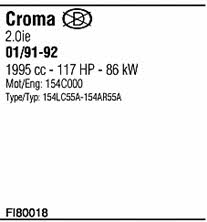 Walker FI80018 Система випуску відпрацьованих газів FI80018: Купити в Україні - Добра ціна на EXIST.UA! FI80018 Walker Система випуску відпрацьованих газів