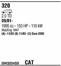 Walker BW32045B Система випуску відпрацьованих газів BW32045B: Купити в Україні - Добра ціна на EXIST.UA! BW32045B Walker Система випуску відпрацьованих газів