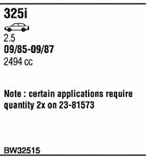 Walker BW32515 Система випуску відпрацьованих газів BW32515: Купити в Україні - Добра ціна на EXIST.UA! BW32515 Walker Система випуску відпрацьованих газів