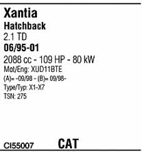 CI55007 Walker Система выпуска отработаных газов
