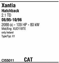 CI55011 Walker Система выпуска отработаных газов