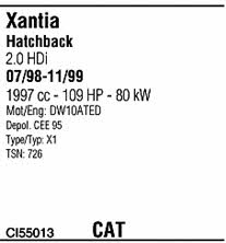 CI55013 Walker Система выпуска отработаных газов