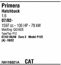 NIH16921A Walker Система выпуска отработаных газов