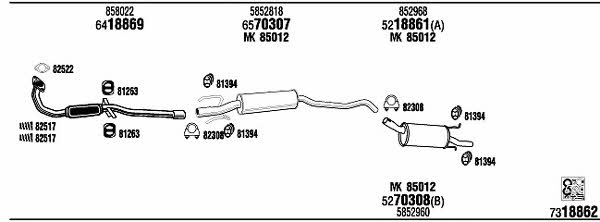 Купити Walker OP30156 за низькою ціною в Україні!