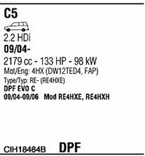 CIH18464B Walker Система выпуска отработаных газов