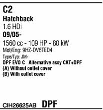 CIH26625AB Walker Система випуску відпрацьованих газів