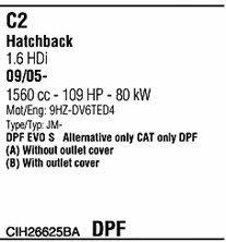 Walker CIH26625BA Система випуску відпрацьованих газів CIH26625BA: Купити в Україні - Добра ціна на EXIST.UA! CIH26625BA Walker Система випуску відпрацьованих газів