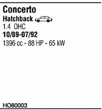 Walker HO80003 Система випуску відпрацьованих газів HO80003: Купити в Україні - Добра ціна на EXIST.UA!