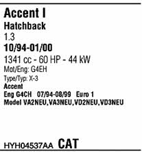 Walker HYH04537AA Система випуску відпрацьованих газів HYH04537AA: Приваблива ціна - Купити в Україні на EXIST.UA!