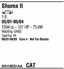 Walker KIH16031AA Система випуску відпрацьованих газів KIH16031AA: Купити в Україні - Добра ціна на EXIST.UA!
