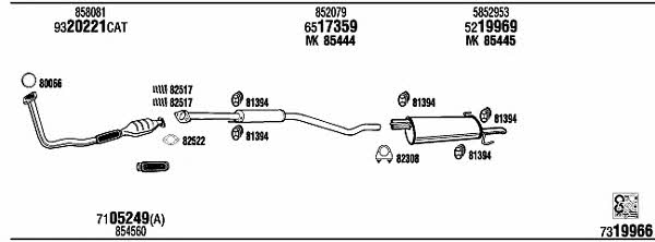 Купити Walker OP45199 за низькою ціною в Україні!
