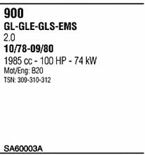  SA60003A Система випуску відпрацьованих газів SA60003A: Купити в Україні - Добра ціна на EXIST.UA!