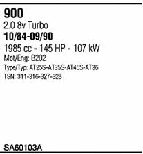  SA60103A Система випуску відпрацьованих газів SA60103A: Купити в Україні - Добра ціна на EXIST.UA!