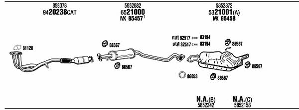 Купити Walker OPH05166AB за низькою ціною в Україні!