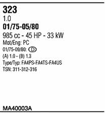 Walker MA40003A Система випуску відпрацьованих газів MA40003A: Приваблива ціна - Купити в Україні на EXIST.UA!
