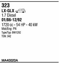 Walker MA40020A Система випуску відпрацьованих газів MA40020A: Купити в Україні - Добра ціна на EXIST.UA!