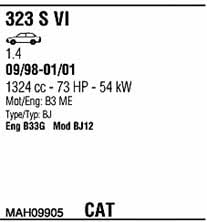 Walker MAH09905 Система випуску відпрацьованих газів MAH09905: Купити в Україні - Добра ціна на EXIST.UA! MAH09905 Walker Система випуску відпрацьованих газів