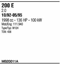  MB20011A Система випуску відпрацьованих газів MB20011A: Купити в Україні - Добра ціна на EXIST.UA!
