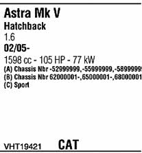 VHT19421 Walker Система выпуска отработаных газов