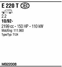  MB22008 Система випуску відпрацьованих газів MB22008: Купити в Україні - Добра ціна на EXIST.UA!