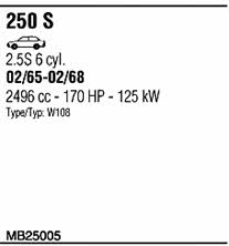 MB25005 Walker Система выпуска отработаных газов